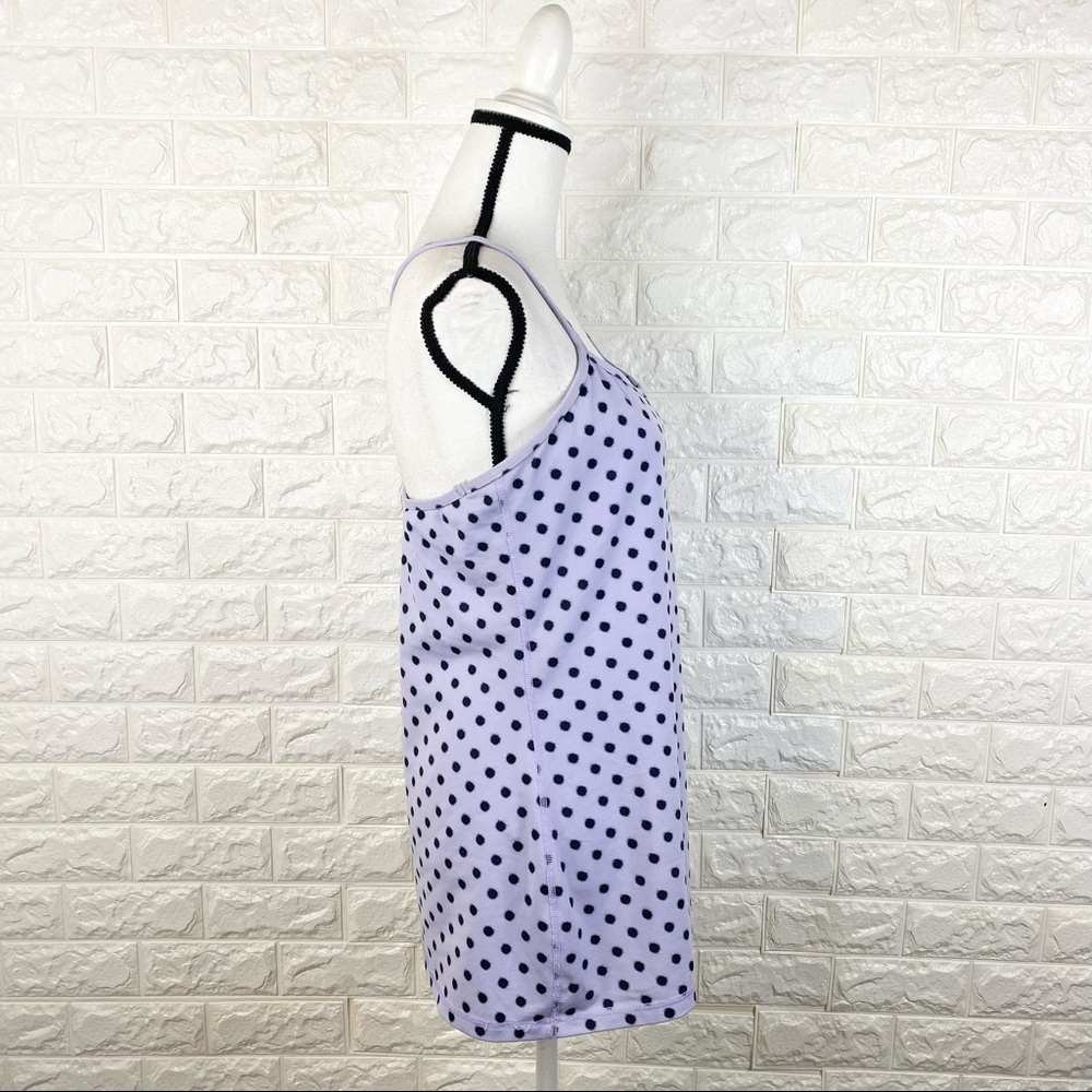 Lululemon Power Y Tank Black Grey Dots - Picture 3 of 6